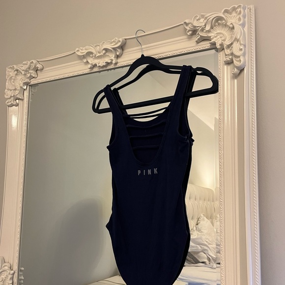 Navy blue PINK by VS bodysuit - Picture 2 of 4